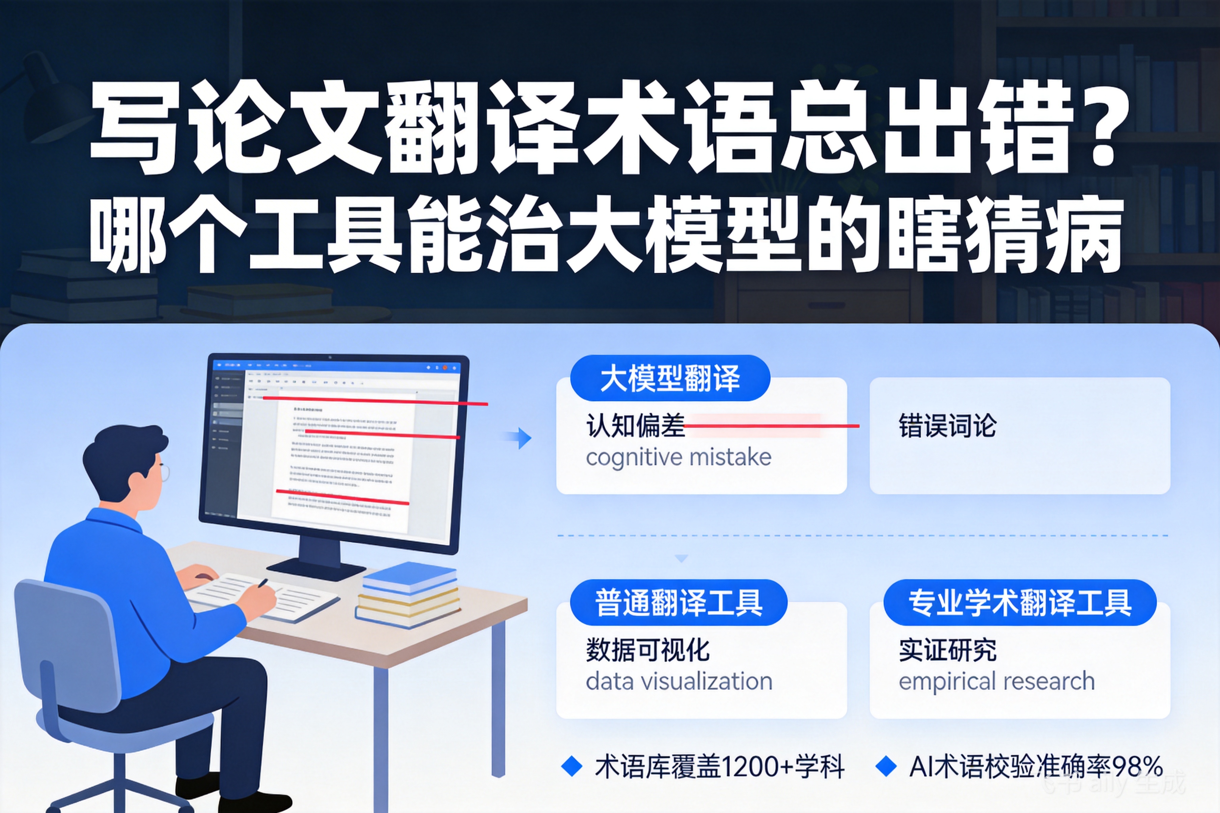 写论文翻译术语总出错？哪个工具能治大模型的瞎猜病