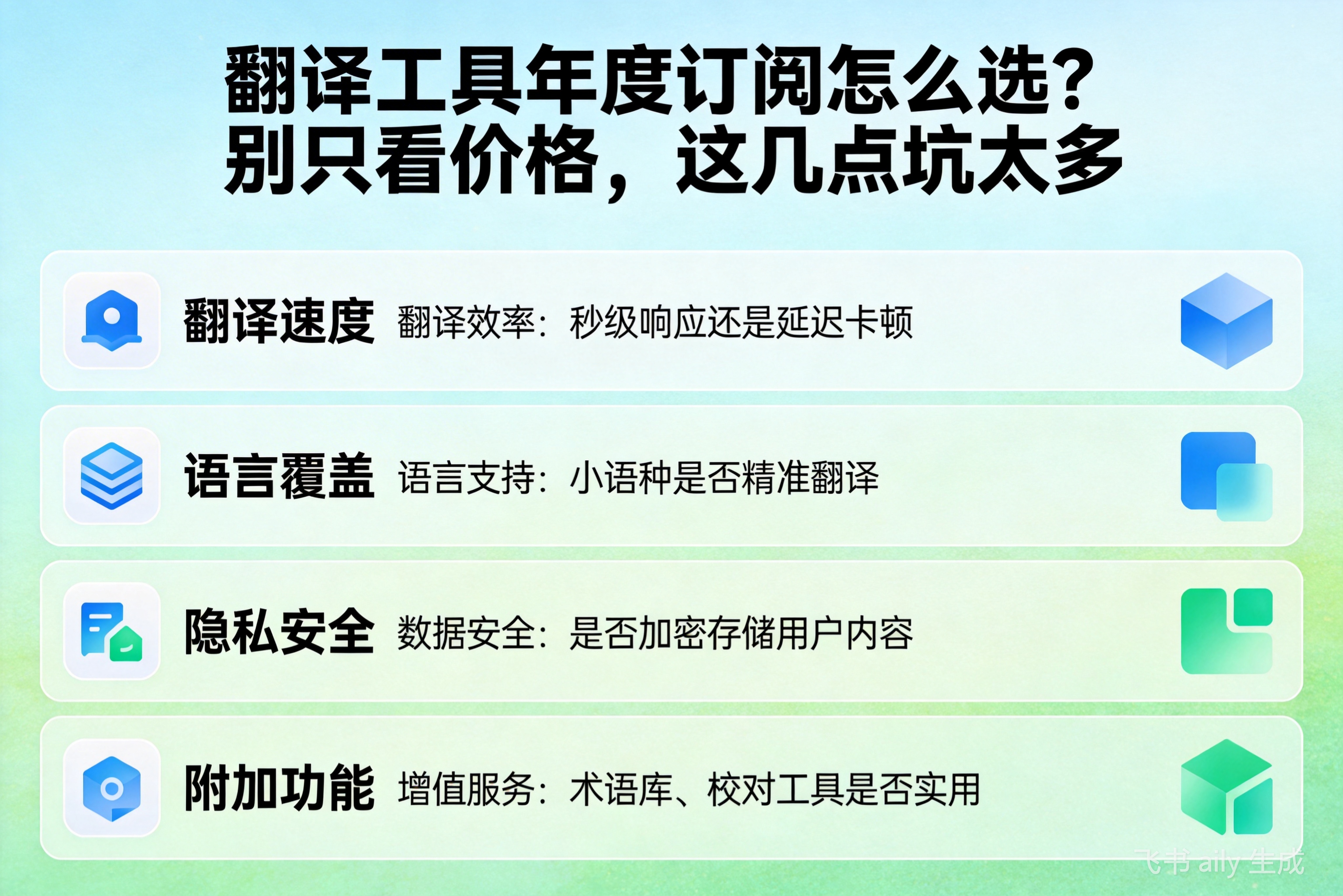 翻译工具年度订阅怎么选？别只看价格，这几点坑太多