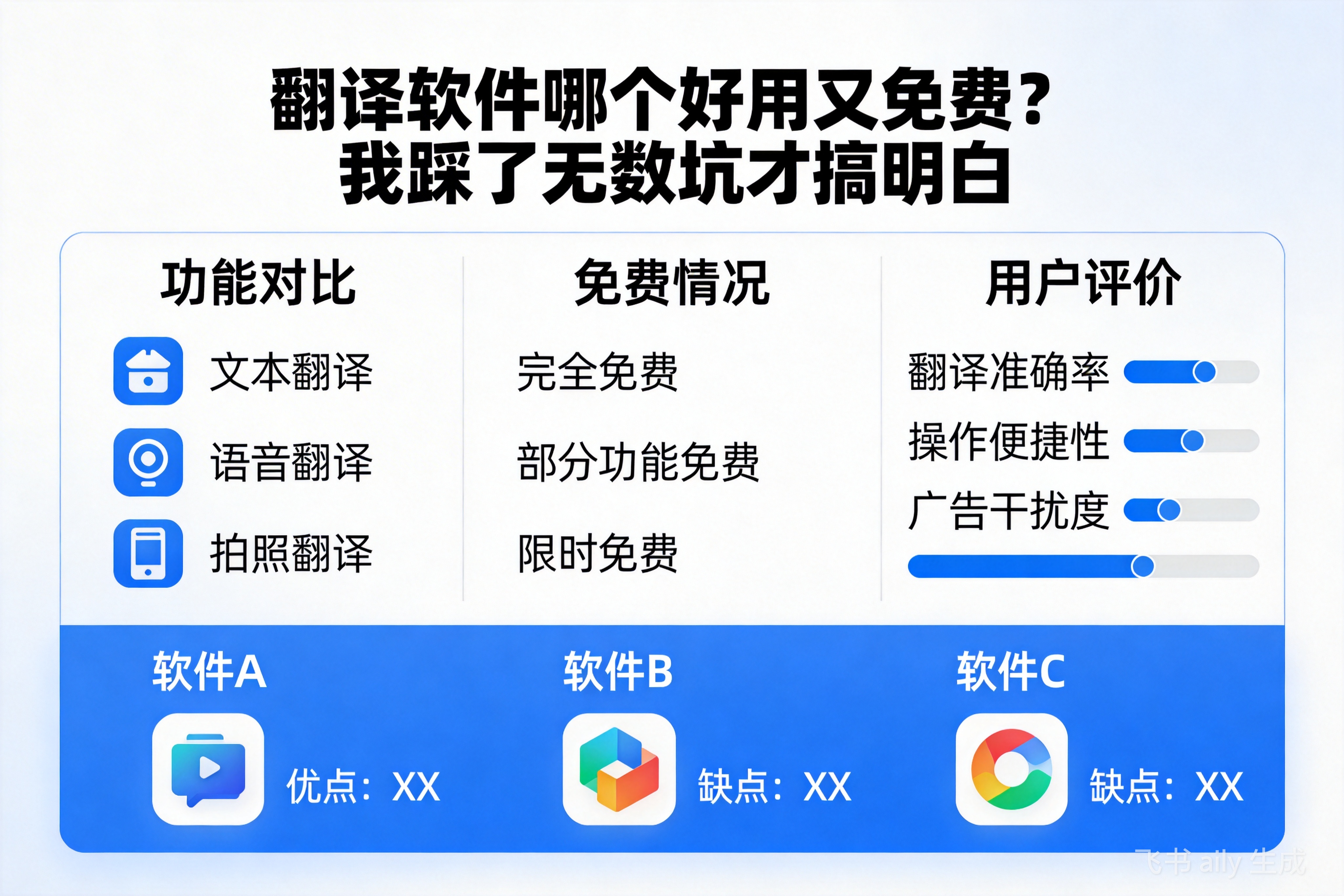 翻译软件哪个好用又免费？我踩了无数坑才搞明白