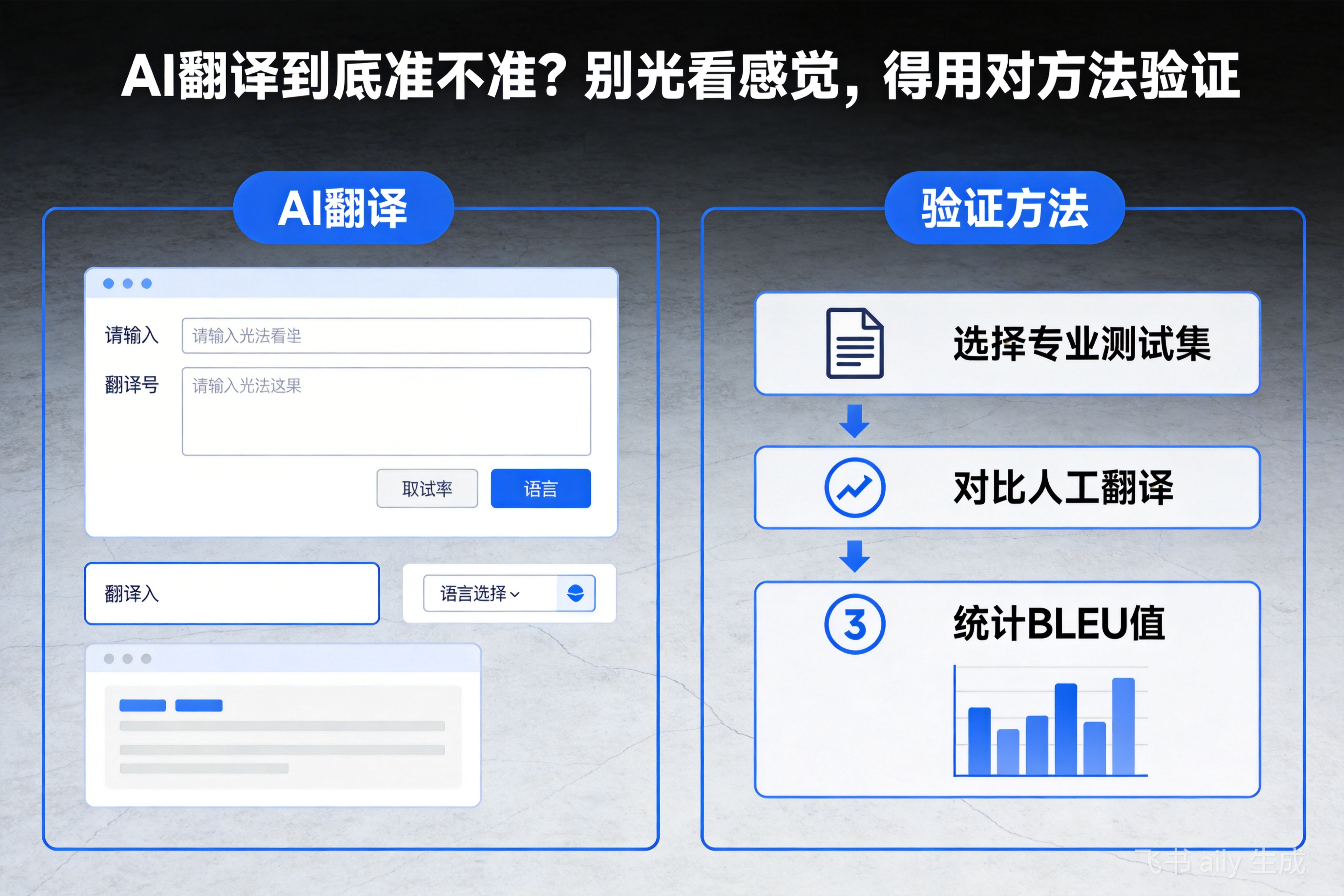AI翻译到底准不准？别光看感觉，得用对方法验证