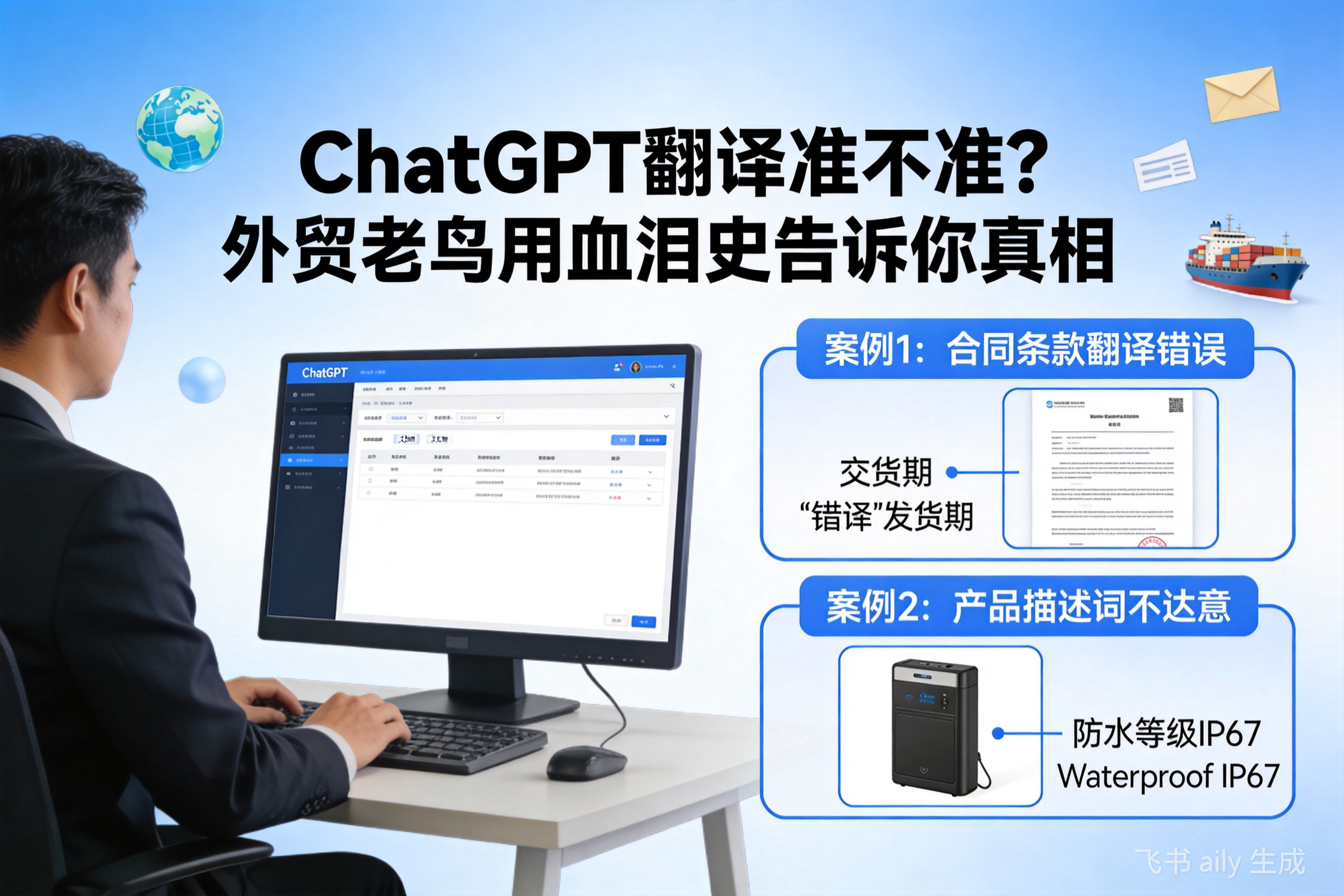 ChatGPT翻译准不准？外贸老鸟用血泪史告诉你真相