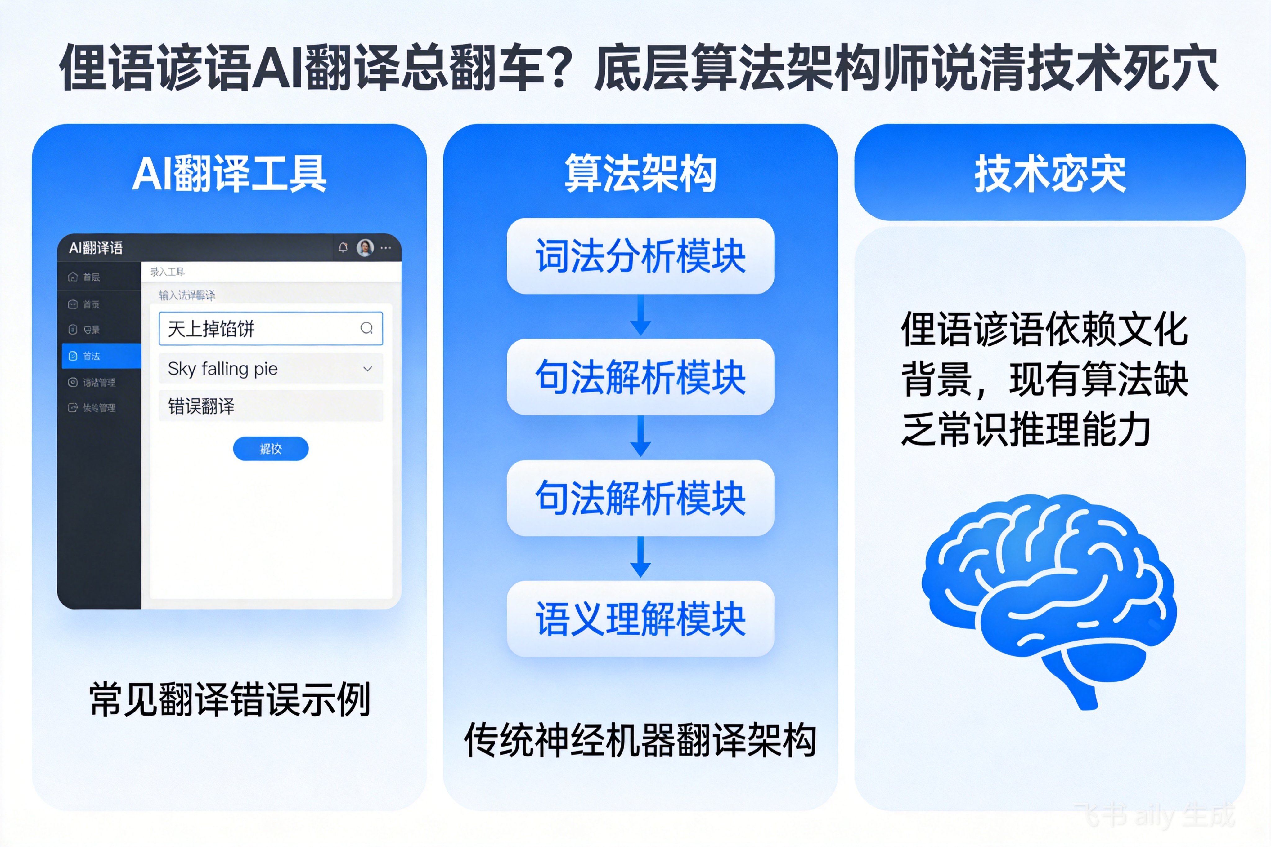 俚语谚语AI翻译总翻车？底层算法架构师说清技术死穴