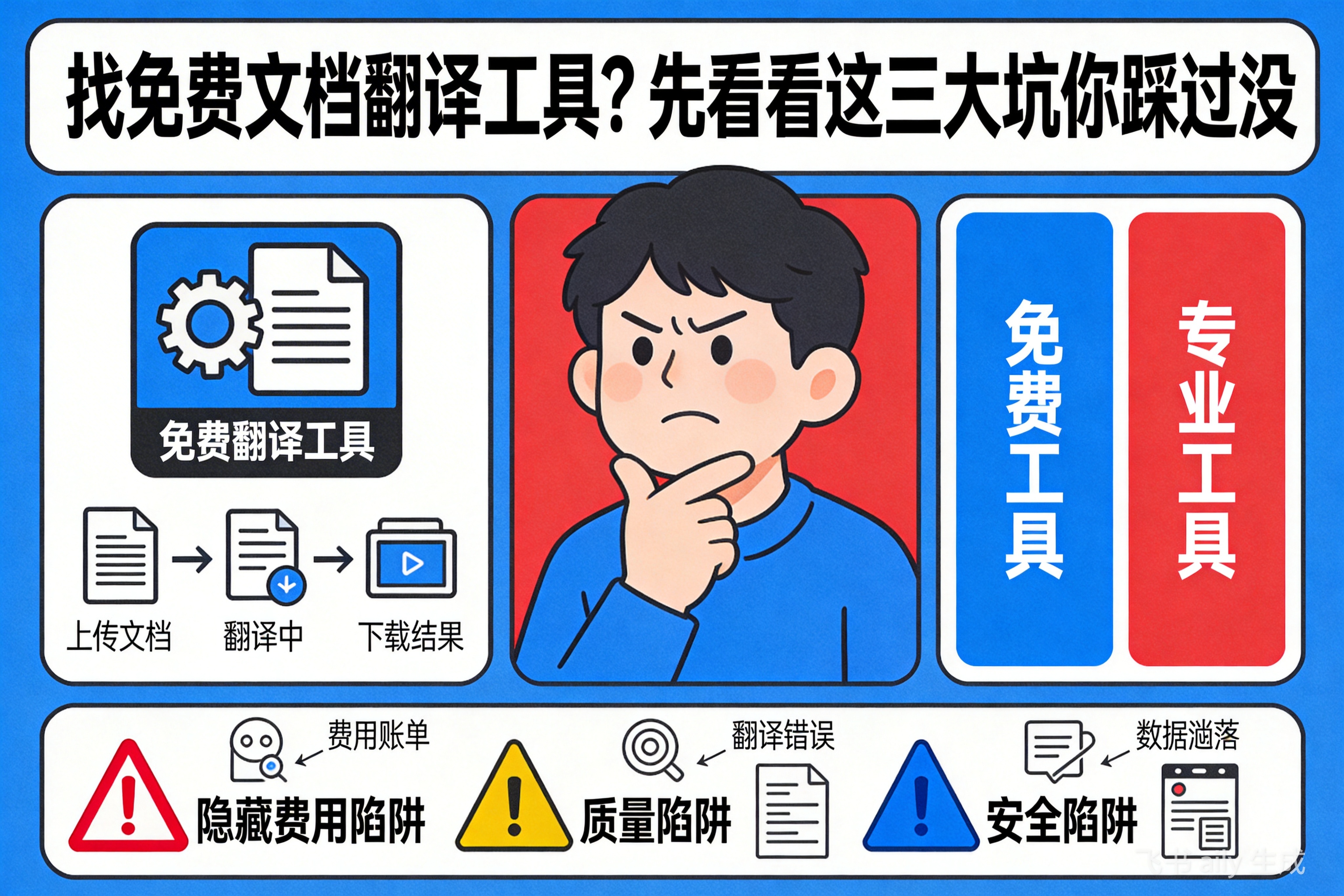 找免费文档翻译工具？先看看这三大坑你踩过没