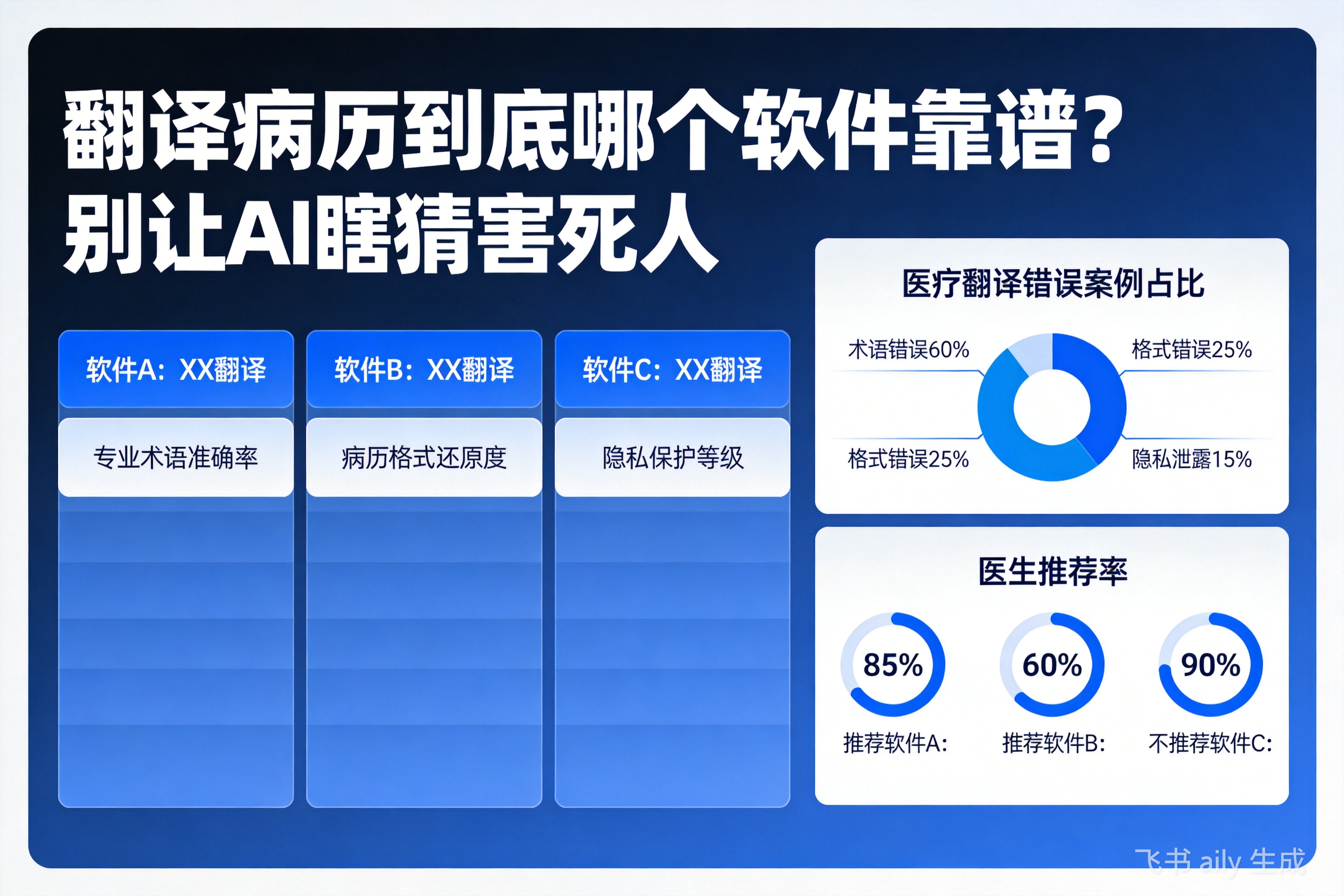 翻译病历到底哪个软件靠谱？别让AI瞎猜害死人