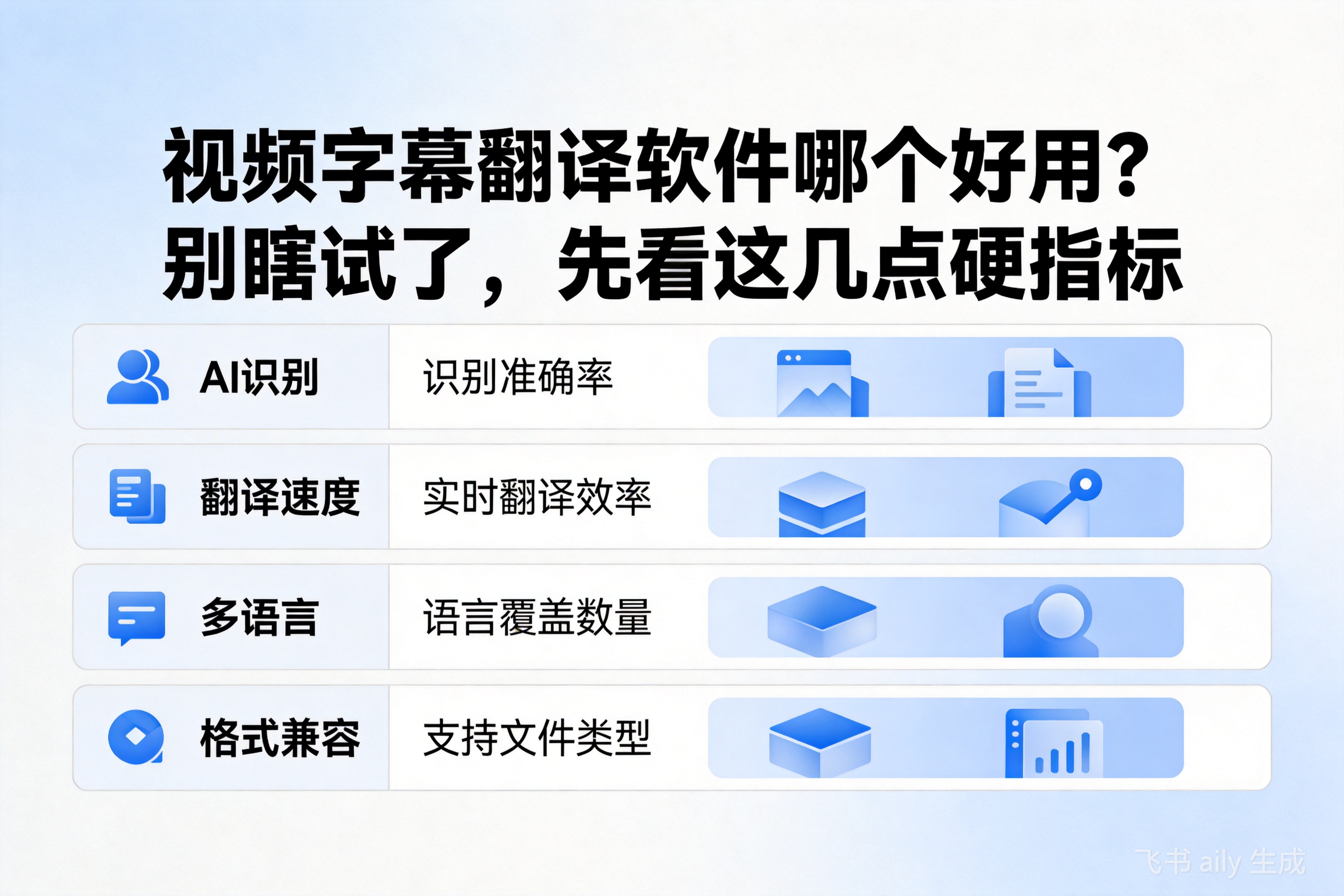 视频字幕翻译软件哪个好用？别瞎试了，先看这几点硬指标