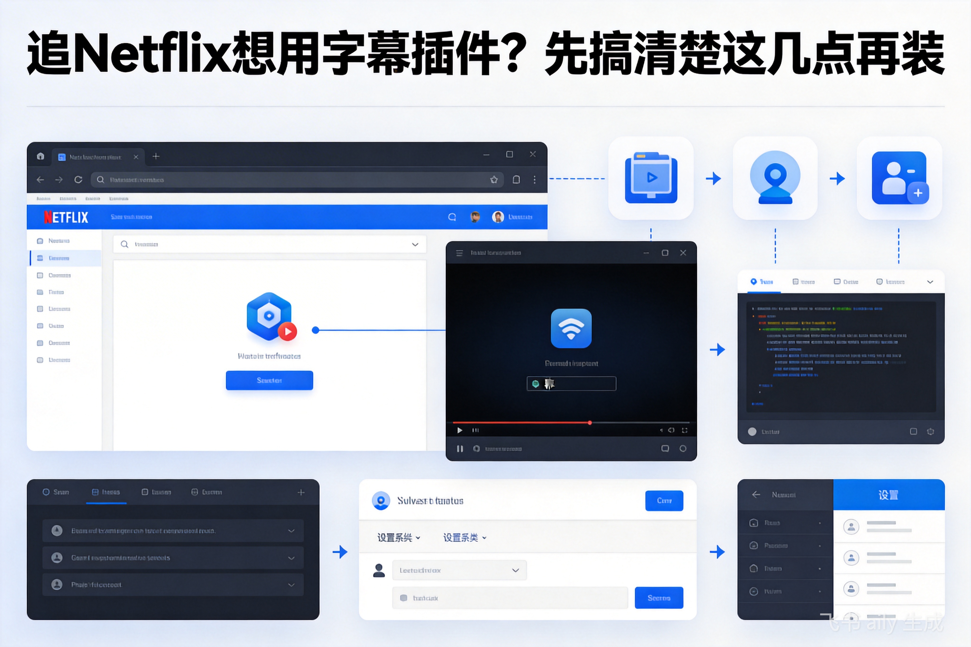 追Netflix想用字幕插件？先搞清楚这几点再装