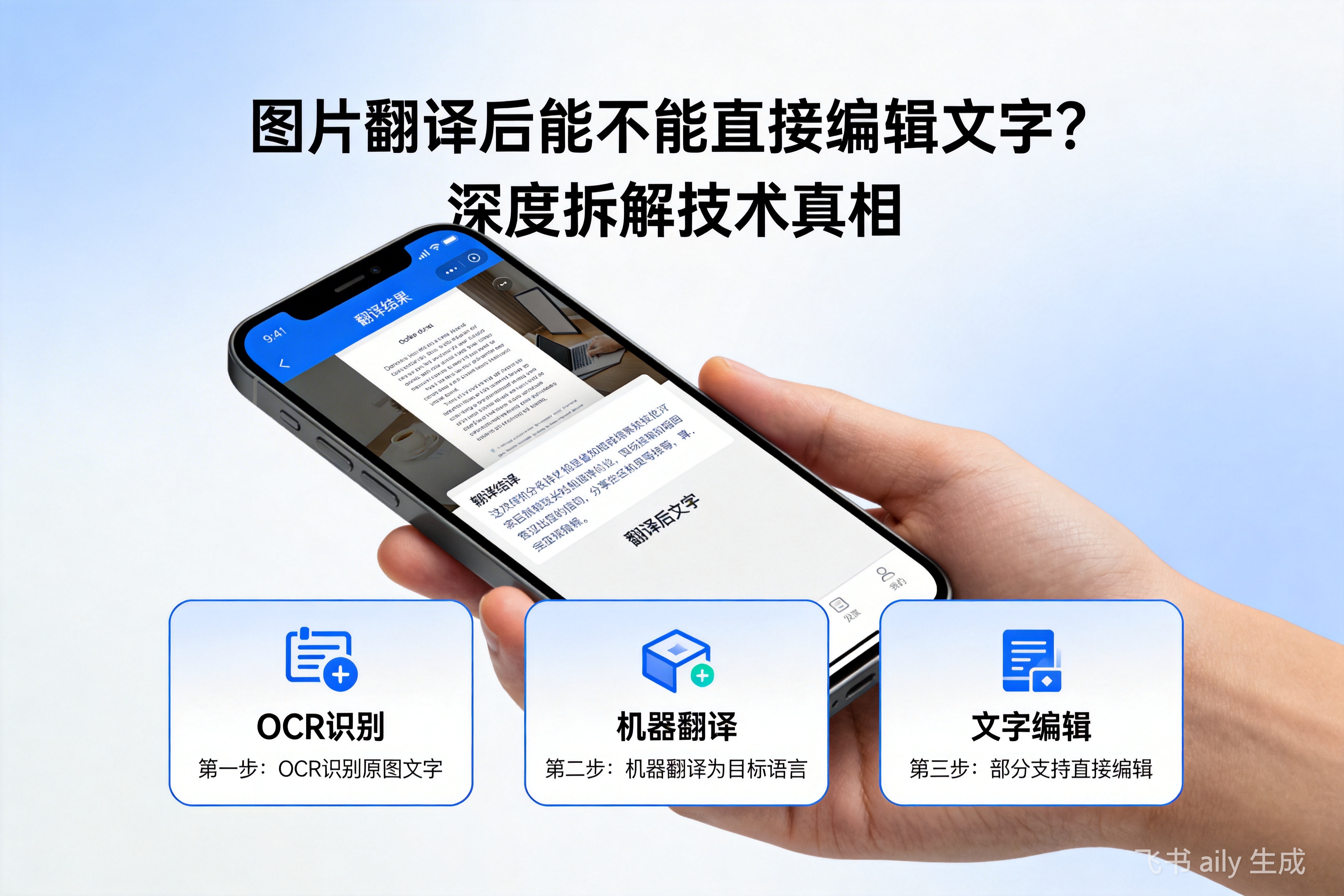 图片翻译后能不能直接编辑文字？深度拆解技术真相