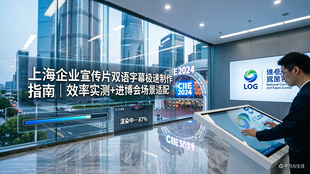 上海企业宣传片双语字幕极速制作...