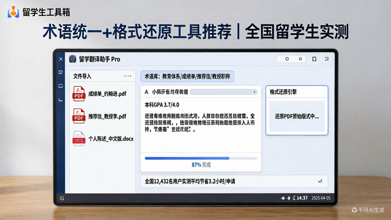 留学申请材料批量翻译哪个好？术...