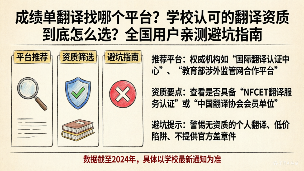 成绩单翻译找哪个平台？学校认可...