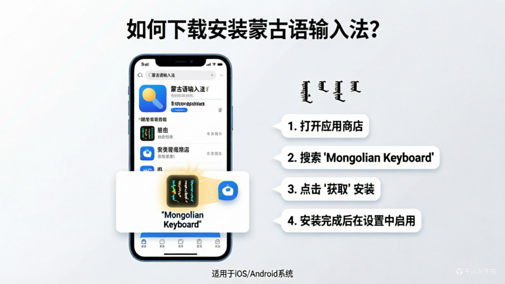 手机蒙古语输入法怎么下载安装？手把手教你搞定