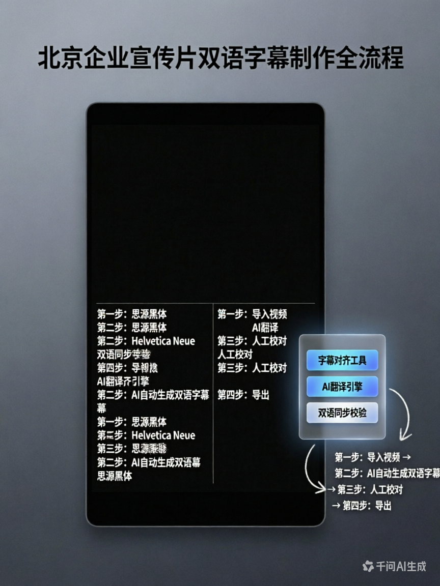 北京企业宣传片怎么加双语字幕？...