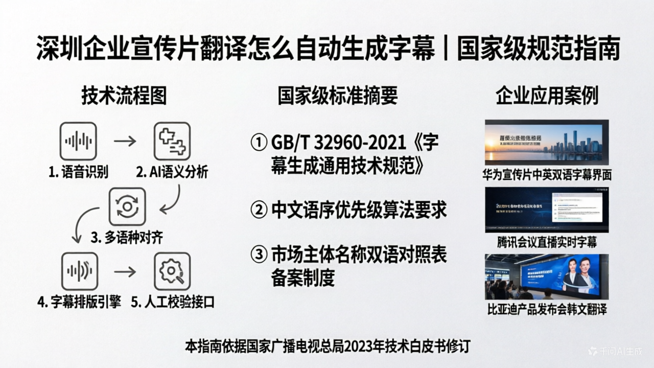 深圳企业宣传片翻译怎么自动生成...