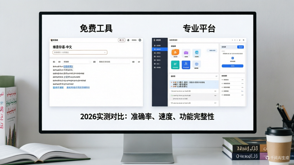 维吾尔族语言在线翻译怎么选？免费工具与专业平台2026实测对比